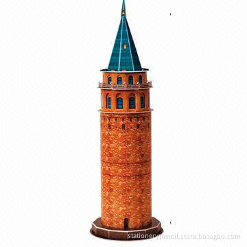 Good-quality 3D Puzzles, Made of Paper and Foam